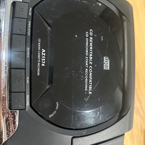 Vintage Philips AZ1574/17  CD Player/ Cassette Radio Portable Boombox Tested - Picture 5 of 17